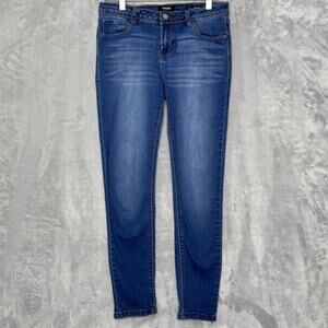 Kensie Jeans Womens 28 Ankle Biter Effortless Stretch Skinny Distressed Denim